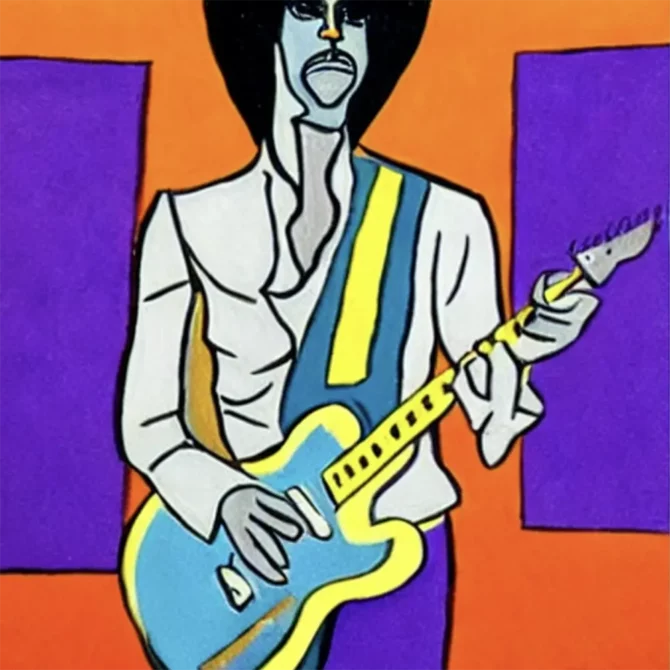 Prince in the style of Pablo Picasso     21